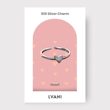Silver Heart Love Charm