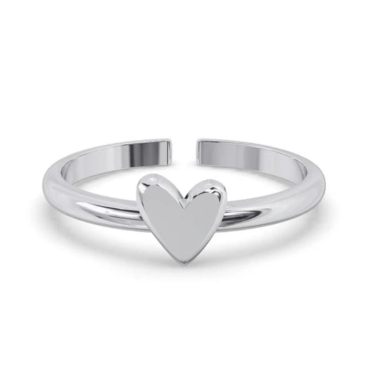 Silver Heart Love Charm